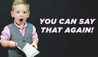 please say that again